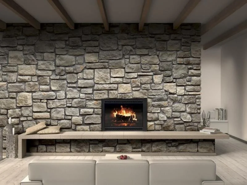 Tüm şömine projeleriniz için bizimle irtibata geçmeden karar vermeyin Dekoratif şık modern şömine kültür taşı